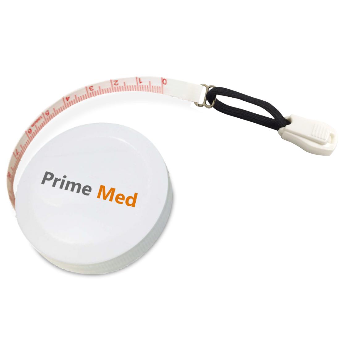 Miniatura Adipômetro Rosa Clínico Prime Med com Trena Corporal