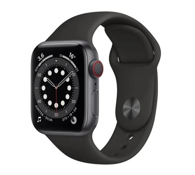 Miniatura Relógio Smartwatch Iwo 13 Pro 2 Pulseiras Serie 6 Preto Homologação: 32011106887