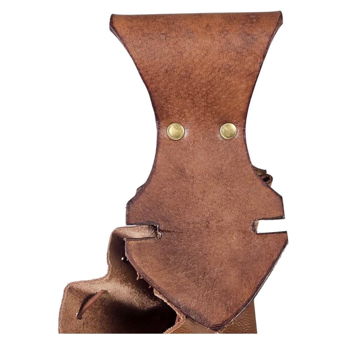 Bolsa Algibeira Bag Legítimo Marrom Para Cinto