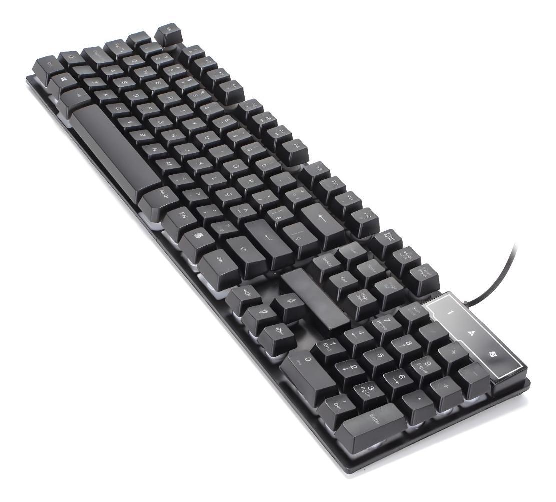 Miniatura Teclado Gamer Mecânico Tomate Mte - M105