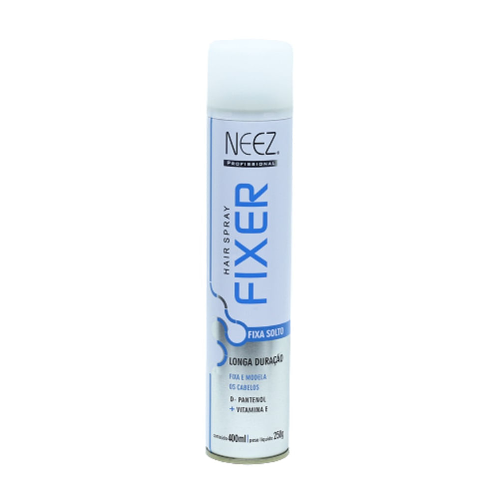 Miniatura Fixador de Cabelo Neez Hair Spray Solto 400ml