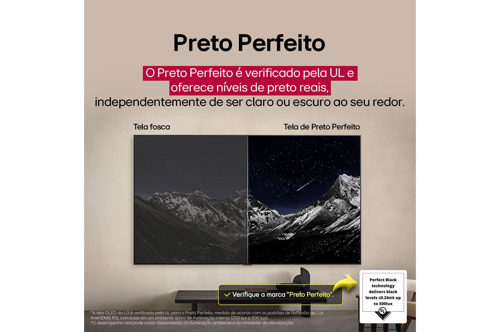 Smart TV LG OLED evo AI C5 55 Polegadas (OLED55C5PSA): brilho incomparável e imagem perfeita em 4K 12 meses - 55 " - 110v/220v