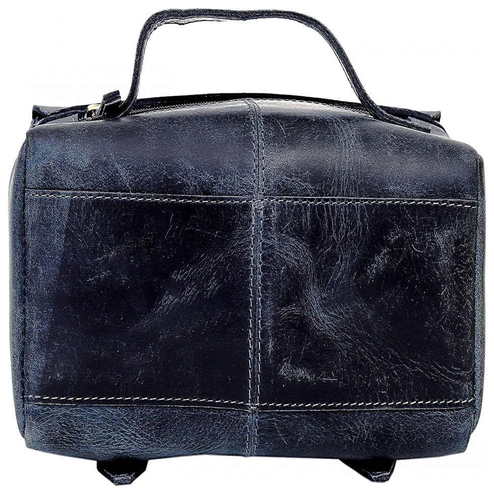 Miniatura Necessaire Masculina de Couro, CREATIVE LEATHER ART, Marrom