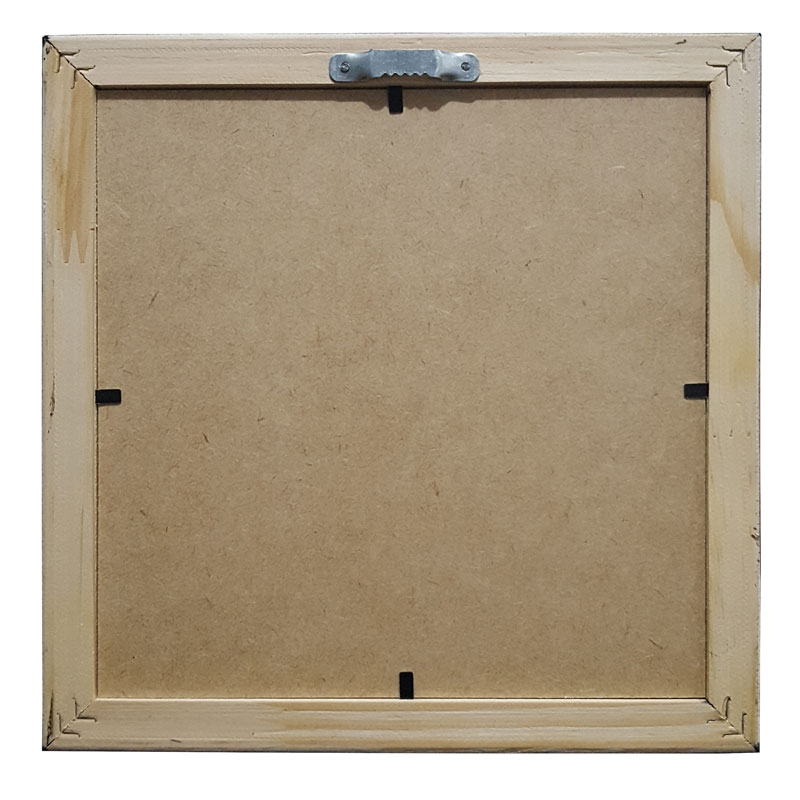 Miniatura Quadro Decorativo com Moldura Café Coffee K-004 - Kit De 3