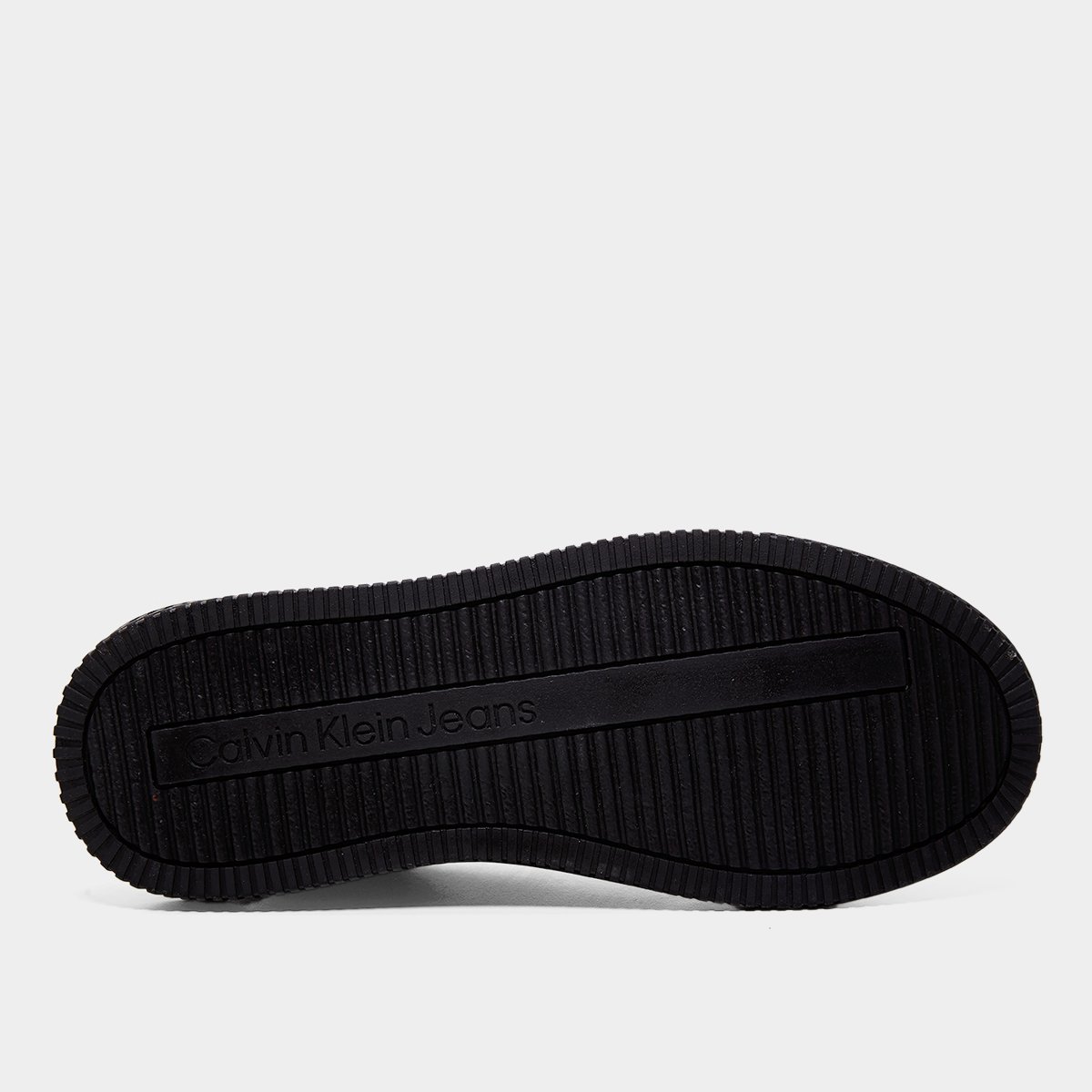 Miniatura Tênis Couro Calvin Klein Chunky Masculino Preto - 37