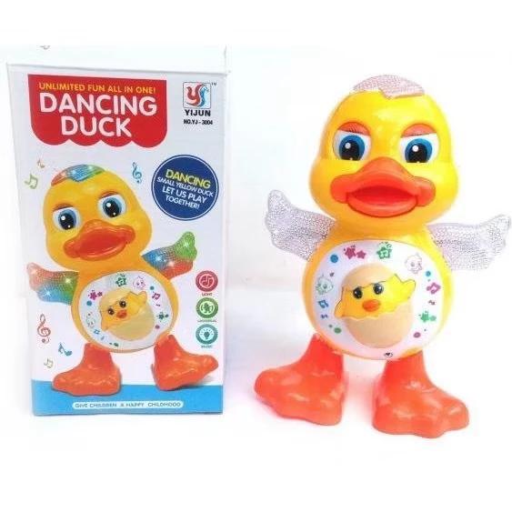 Pato Patinho Dançante Musical Dança, Anda, Mexe, Com Luz