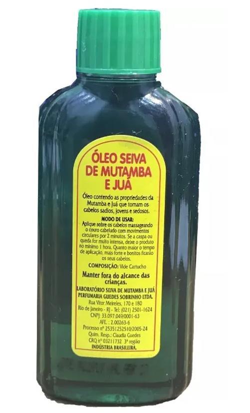 Miniatura Óleo Seiva De Mutamba E Juá 50Ml