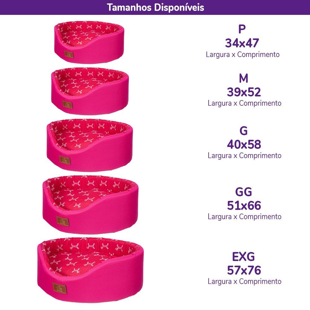 Cama Europa Paris Fábrica Pet Pink - Tam. M