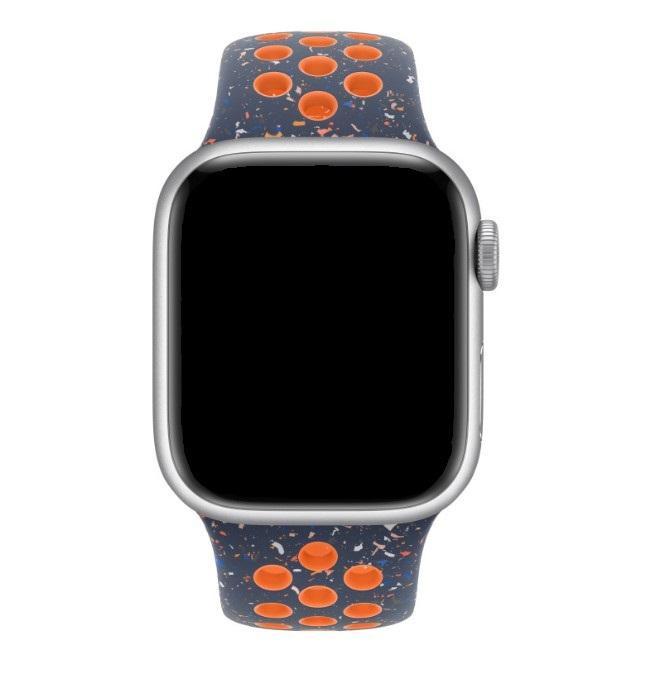 Miniatura Pulseira Esportiva Para Watch 38/40/41Mm - Blue Flame