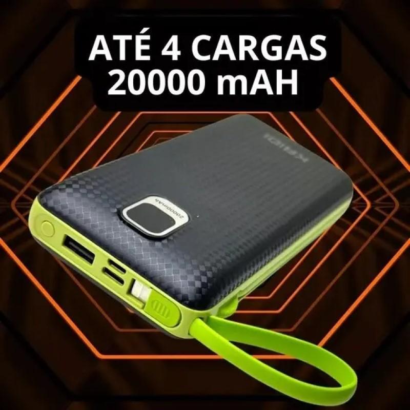 Miniatura Power Bank Kaidi Knc-8882 20000 Carregador Portátil 8882 955