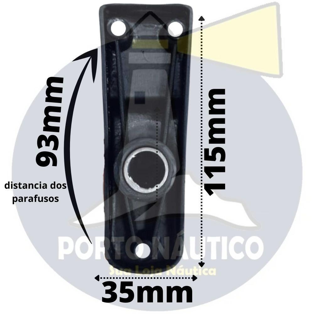 Miniatura Mastro Porta Bandeira Regulável Com Luz De Navegação Bb-Be
