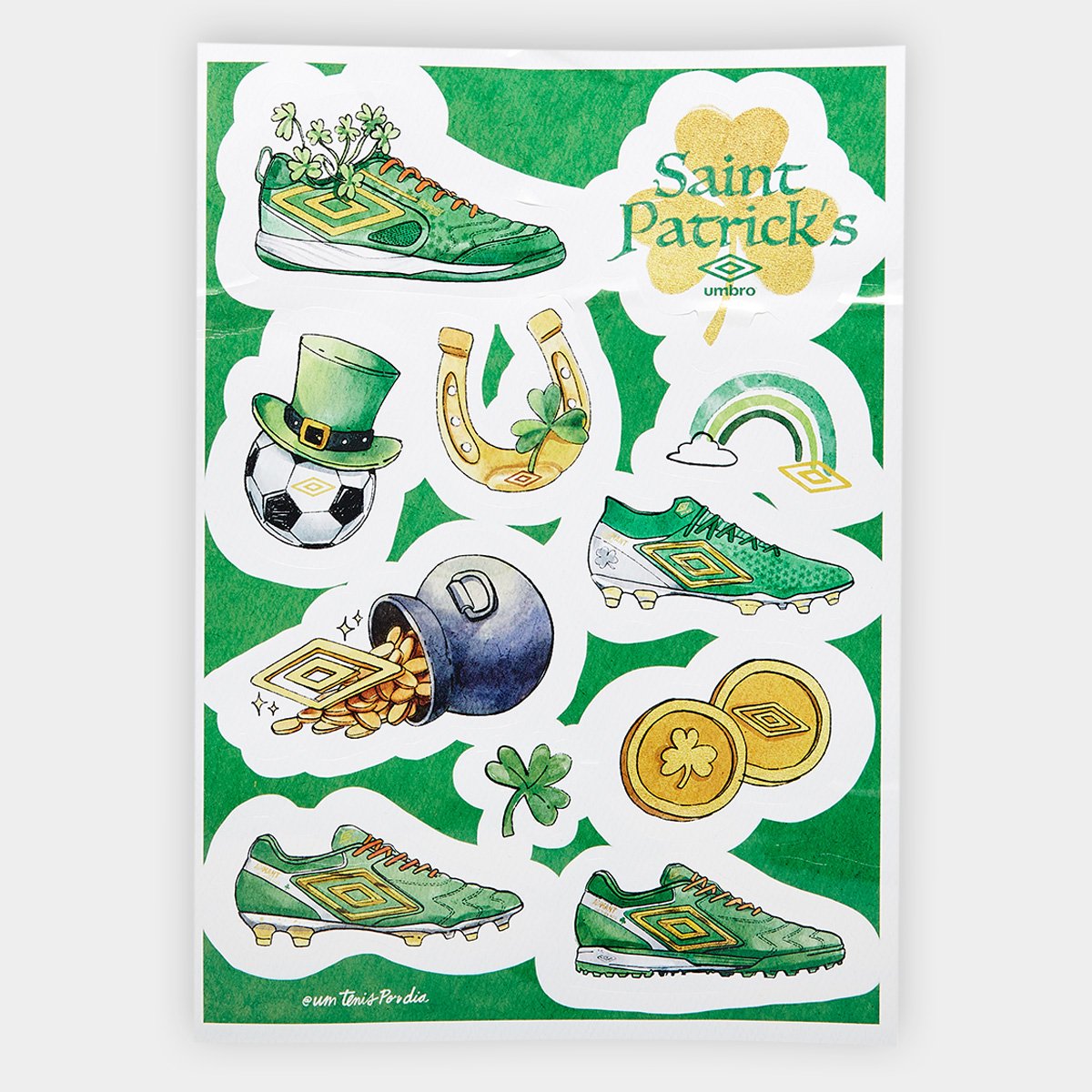 Chuteira Infantil Futsal Umbro Pro 5 Bump Verde+Branco - 29