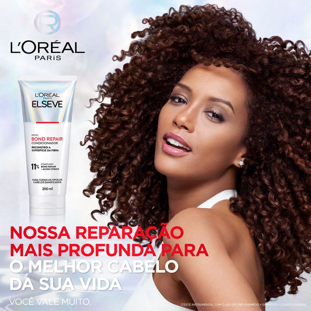 Miniatura Kit Elseve Bond Repair Tratamento Pré Shampoo 200ml Shampoo 250ml e Condicionador 200ml