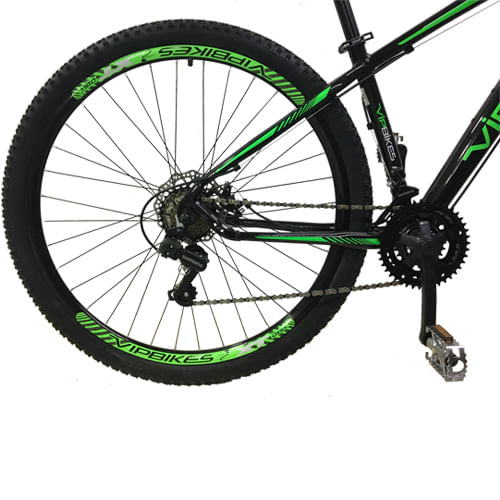 Miniatura Bicicleta aro 29 mountain bike 21v 2018 Preta/verde