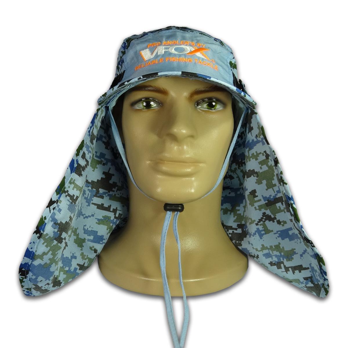 Miniatura Boné Para Pescaria Proteção Lateral E Frontal V-Fox