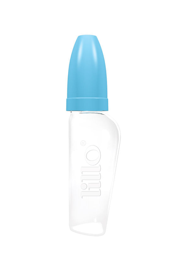 Miniatura Mamadeira Chuquinha Lillo Bico Silicone Azul 50ml