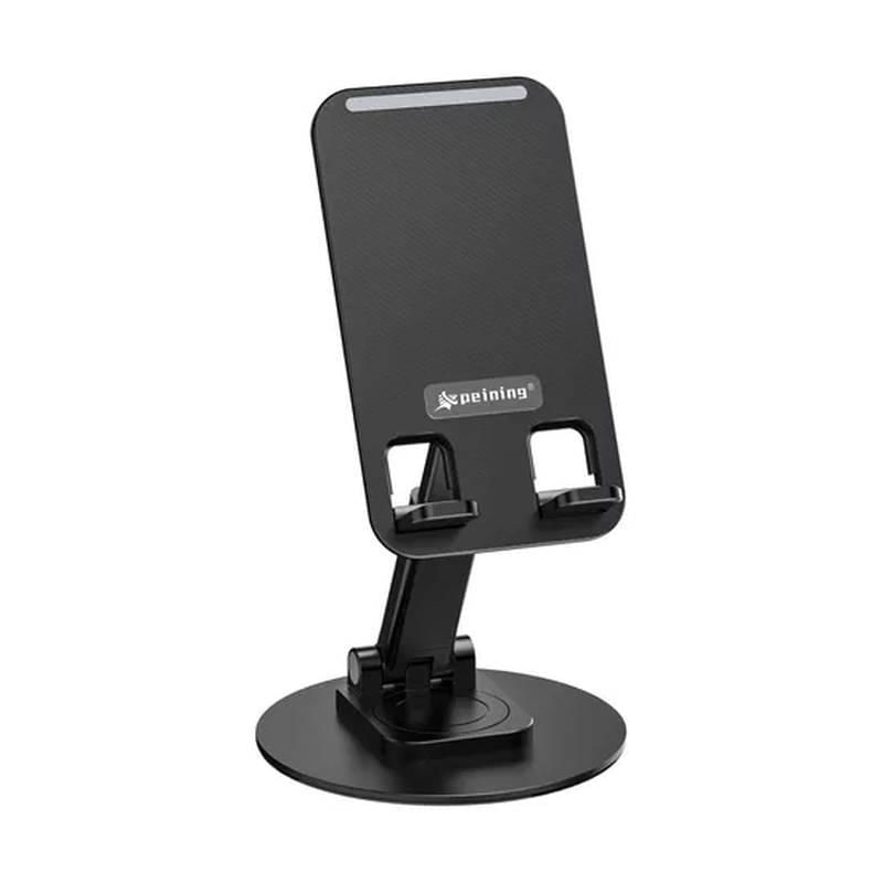 Miniatura Suporte Mesa Preto Celular Ajustável Articulado Tripé Base