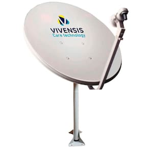Miniatura Receptor de TV Vivensis VX10 TV SAT Full HD + Mini Antena Parabólica Vivensis 60 cm 5G