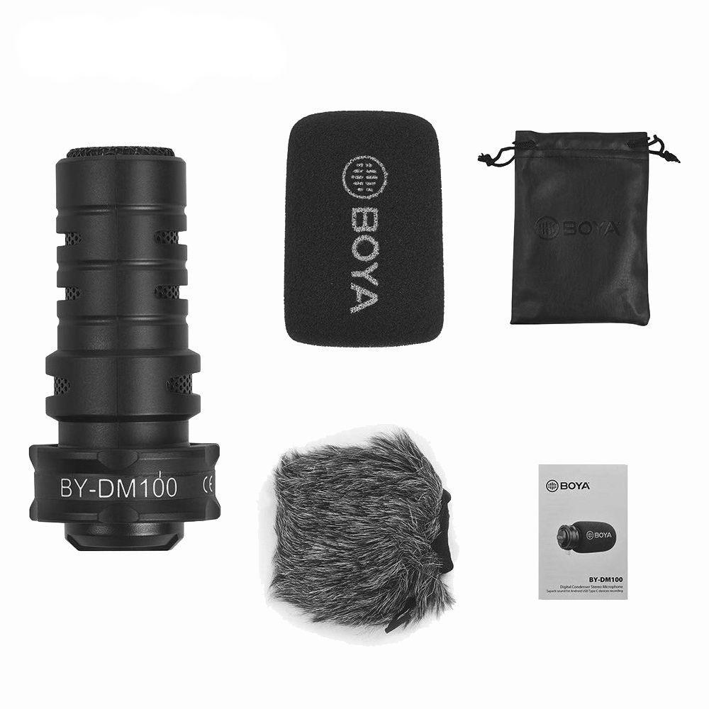 Miniatura Microfone Boya By-Dm100 Para Smartphone