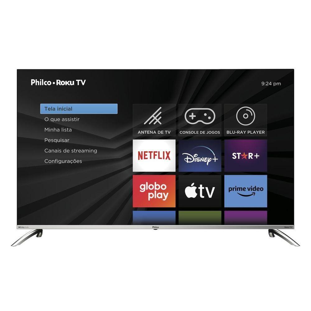 Miniatura Smart TV 50” Philco LED 4K Roku TV Dolby Áudio PTV50G7PR2CSB Bivolt