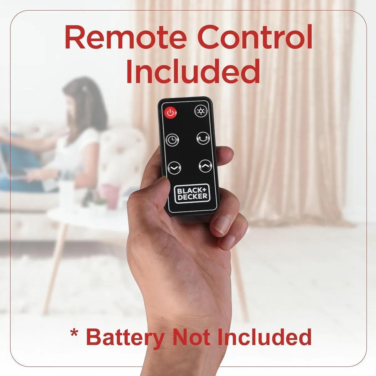Miniatura Aquecedor Portátil 3 Em 1 Black Decker Ceramic Elétrico-110V