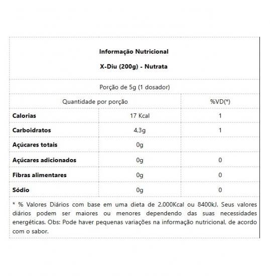 Miniatura Chá Diurético X-Diu (200G) - Nutrata
