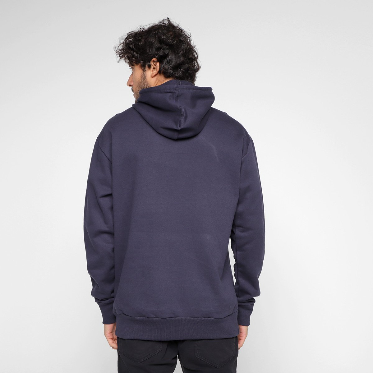 Miniatura Moletom Hering C/Capuz Masculino Azul Escuro - G