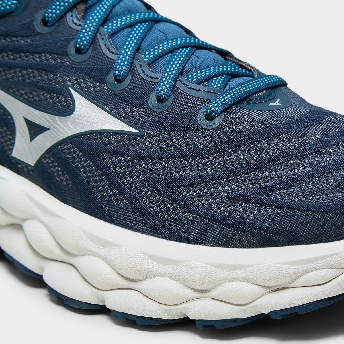 Tênis Mizuno Wave Sky 8 Masculino Marinho+Branco - 38