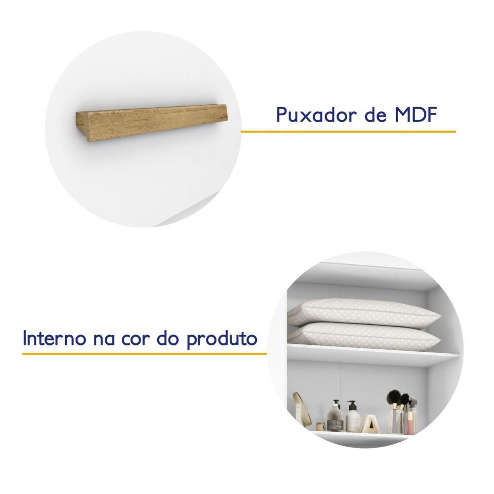 Miniatura Módulo Guarda-Roupa Smart 1 Porta Espresso Móveis Branco