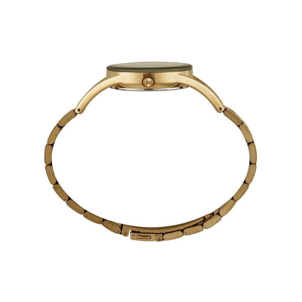 Miniatura Relógio Seculus Feminino Ref: 77150Lpsvds3 Bracelete Dourado