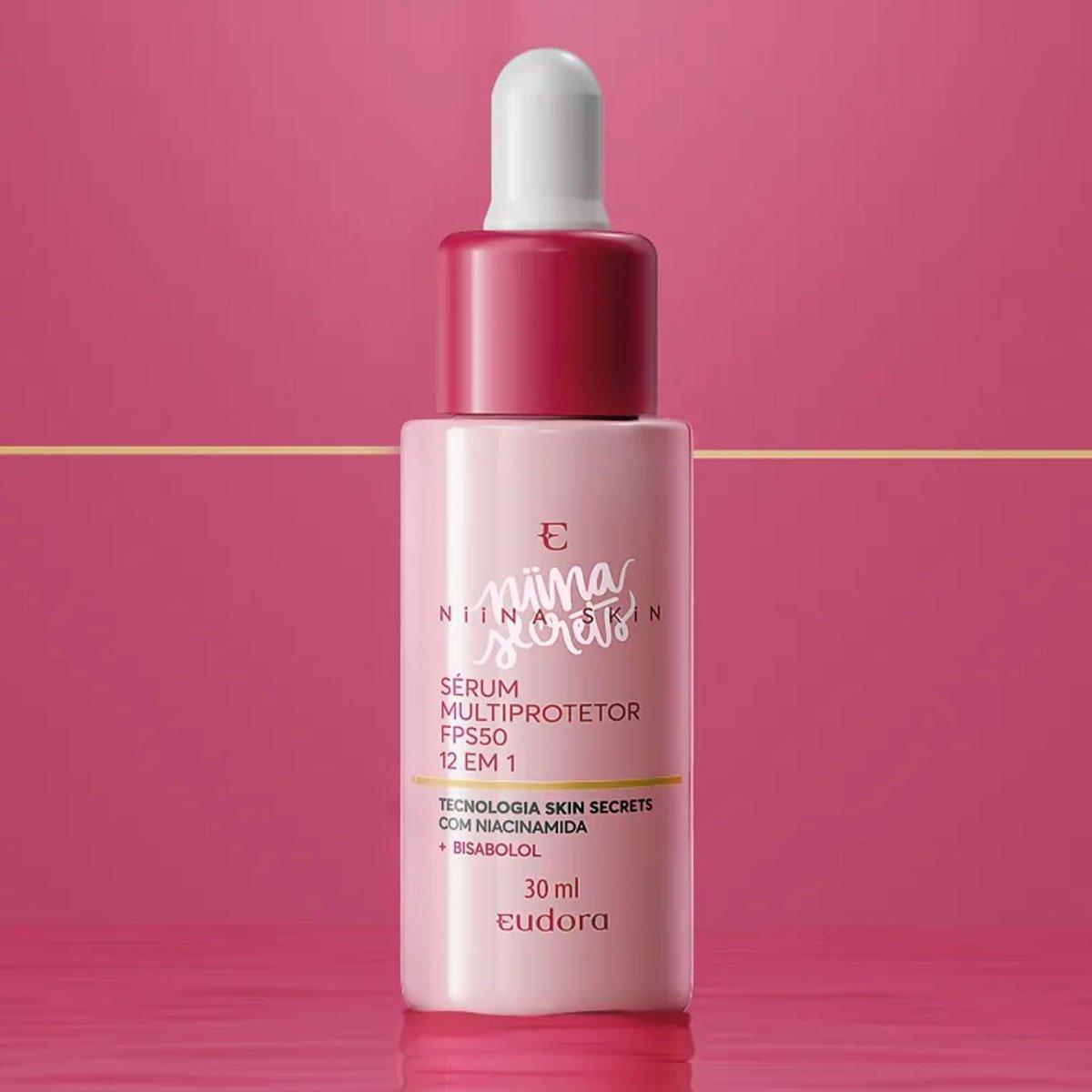 Miniatura Sérum Facial Multiprotetor Fps 50 12 Em 1 Niina Secrets Skin