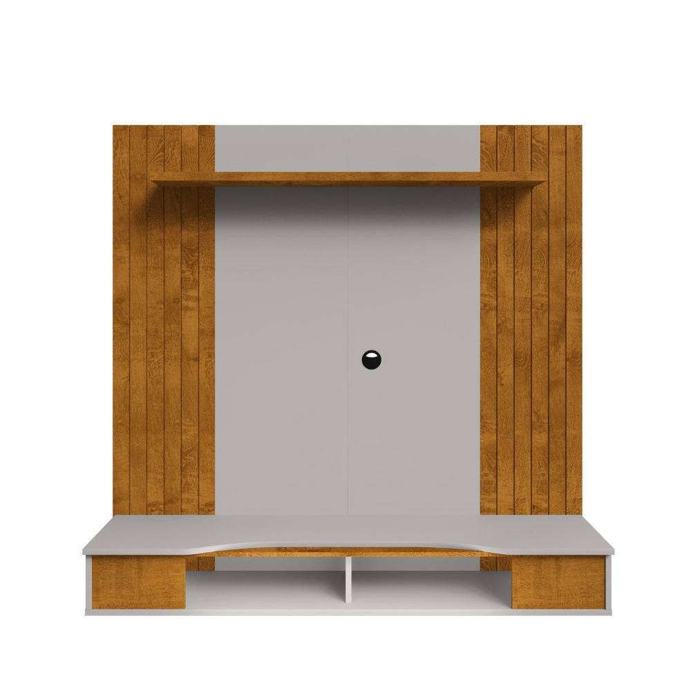 Miniatura Painel para Tv até 55 Polegadas Ipanema Marrom/Cinza