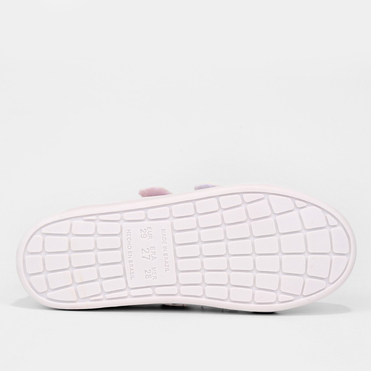 Tênis Infantil Tininha Floral Menina Rosa+Branco - 20
