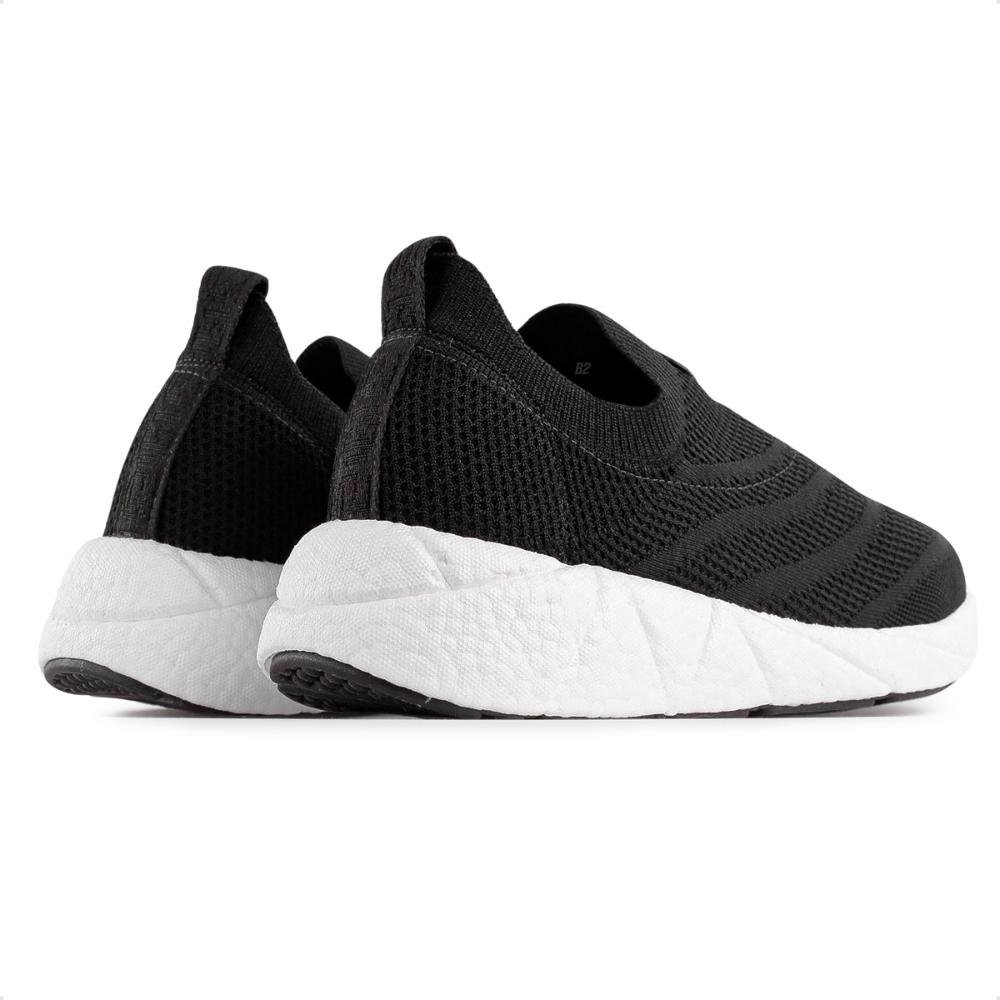 Miniatura Tênis Modare Slip On Casual Feminino Preto / Branco - 34