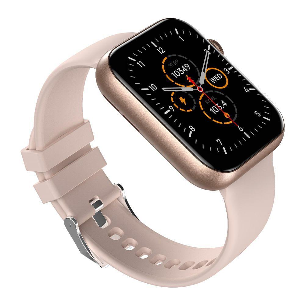 Smartwatch Positivo Watch Essential IP68 Até 10 Dias De Bateria Tela Ips Monitoramento 1.83” Rosé