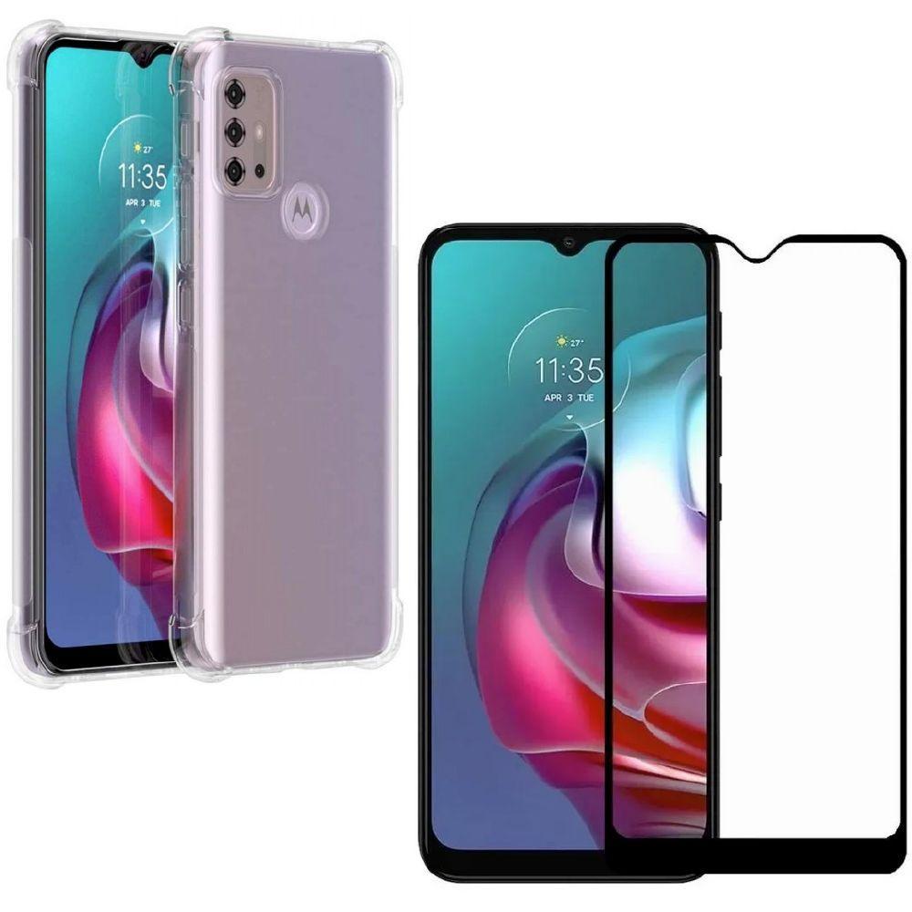 Miniatura Capa Capinha Moto G30 + Película De Vidro 3D Blindada