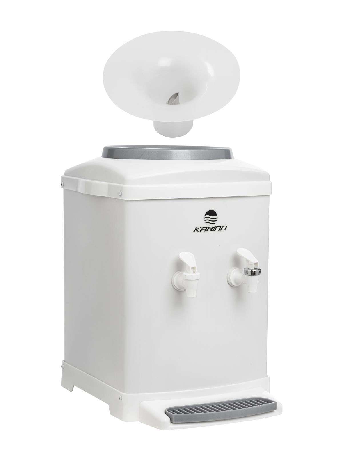 Miniatura Bebedouro Mesa Furador Galão Refrigerado Branco K21 Karina