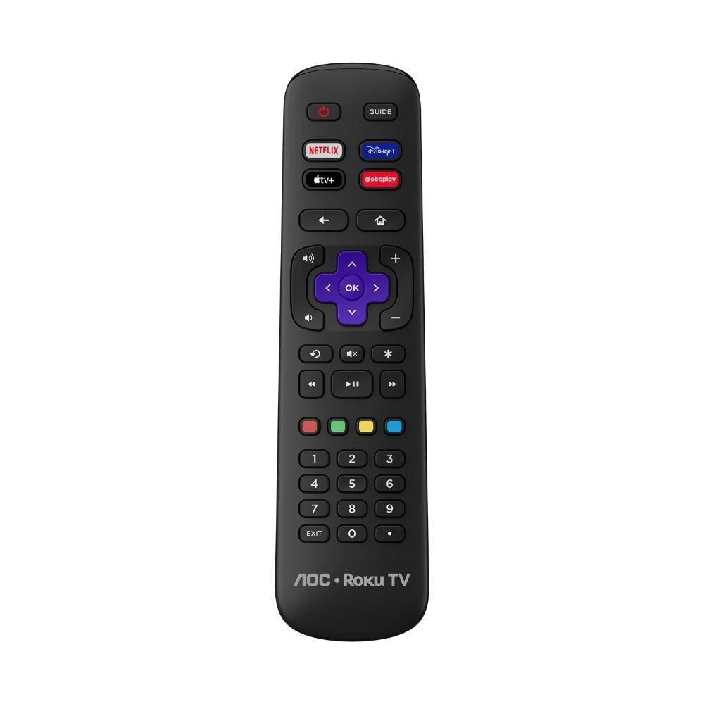 Smart TV AOC Roku 32 DLED HD Dolby Audio 32S5045/78G Preto Bivolt