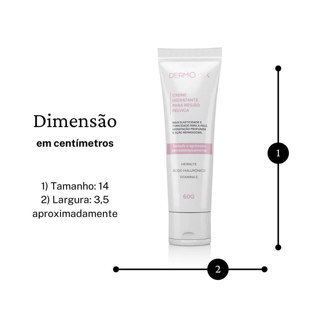 Miniatura Kit 2X Creme Hidratante Para Região Pélvica Dermosex 60G