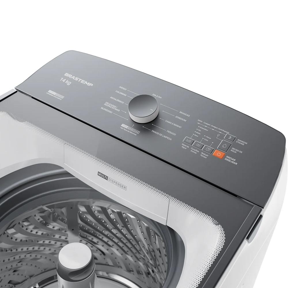 Máquina de Lavar Roupas Brastemp BWJ14AB 14 Kg, Branca - 220V 220 Volts
