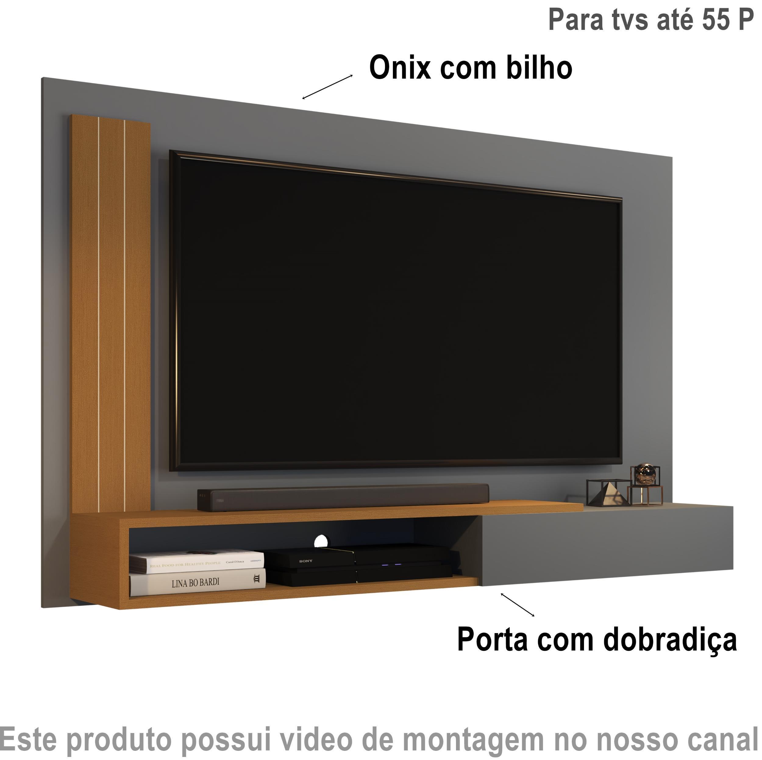 Miniatura Painel Até 50 Polegadas Math Onix / Nature Comprar Moveis