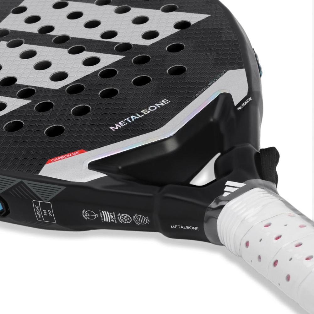 Miniatura Raquete De Padel Adidas Metalbone 3.4 Preta Prata e Vermelho