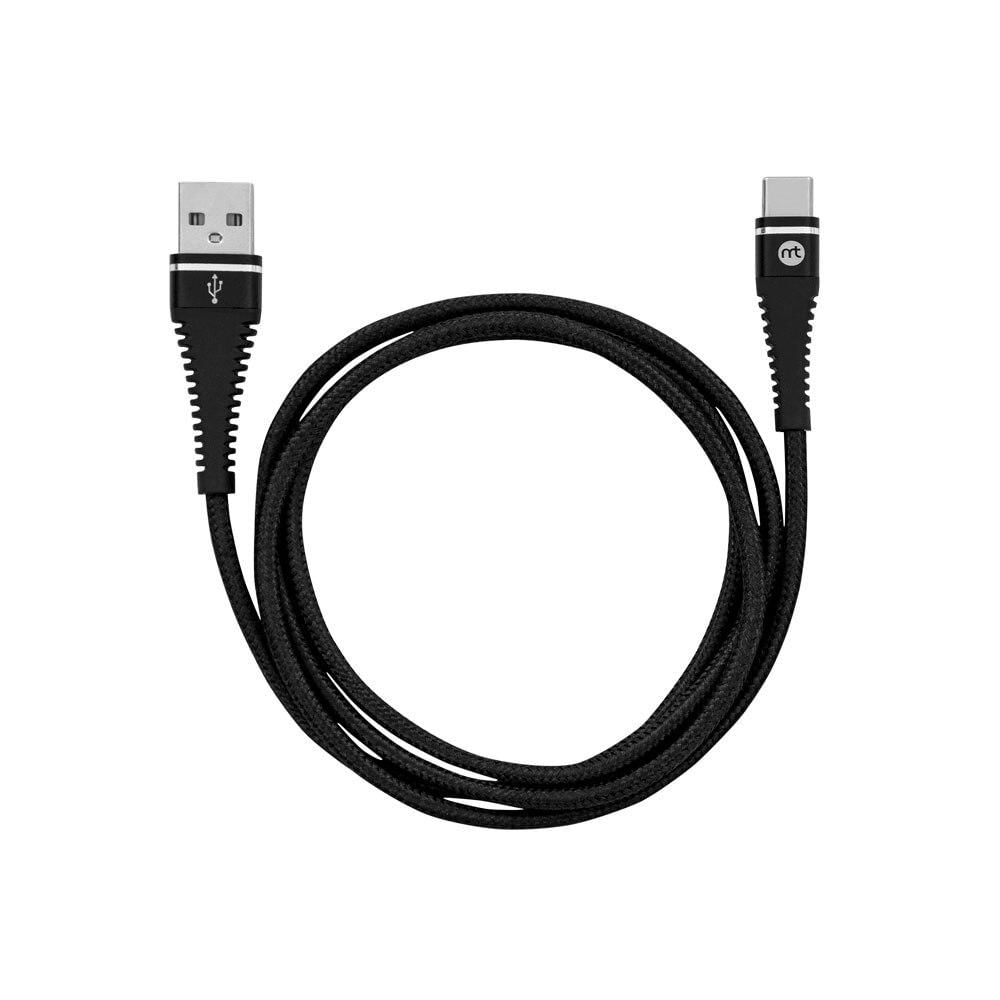 Miniatura Cabo USB-A para USB-C, 1,5 metros, Mistertech, Preto