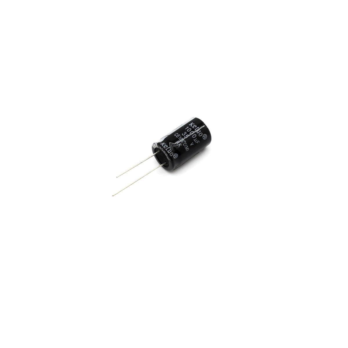 Miniatura 10 Peças Capacitor Eletrolítico 1000Uf 35V 1000 X 35 105ºc