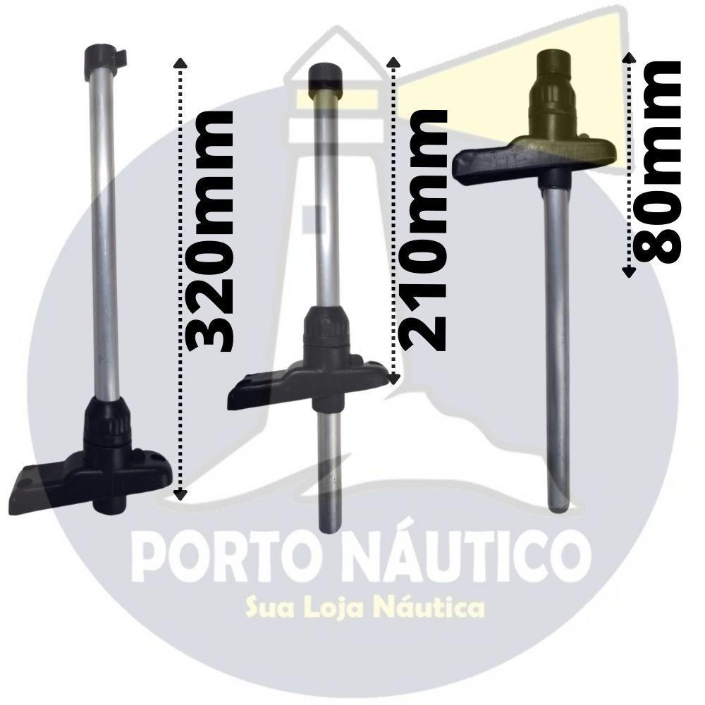 Miniatura Mastro Porta Bandeira Regulável Com Luz De Navegação Bb-Be