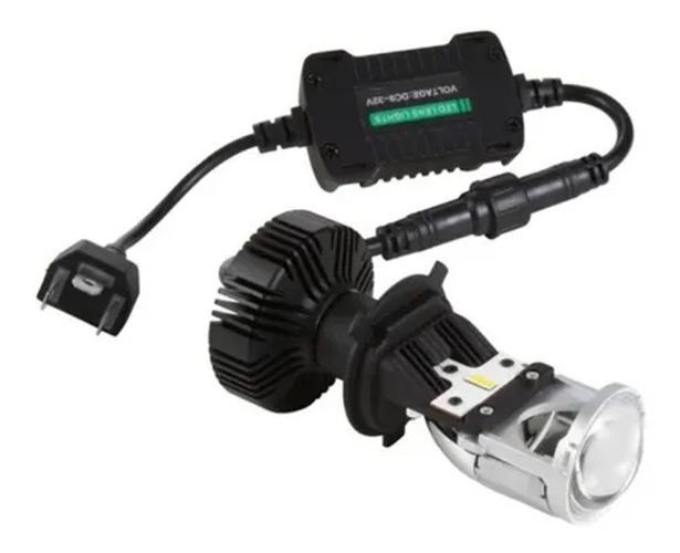 Miniatura Lâmpada De Led H4 Mini Projetor Canhão Eliptico Shocklight