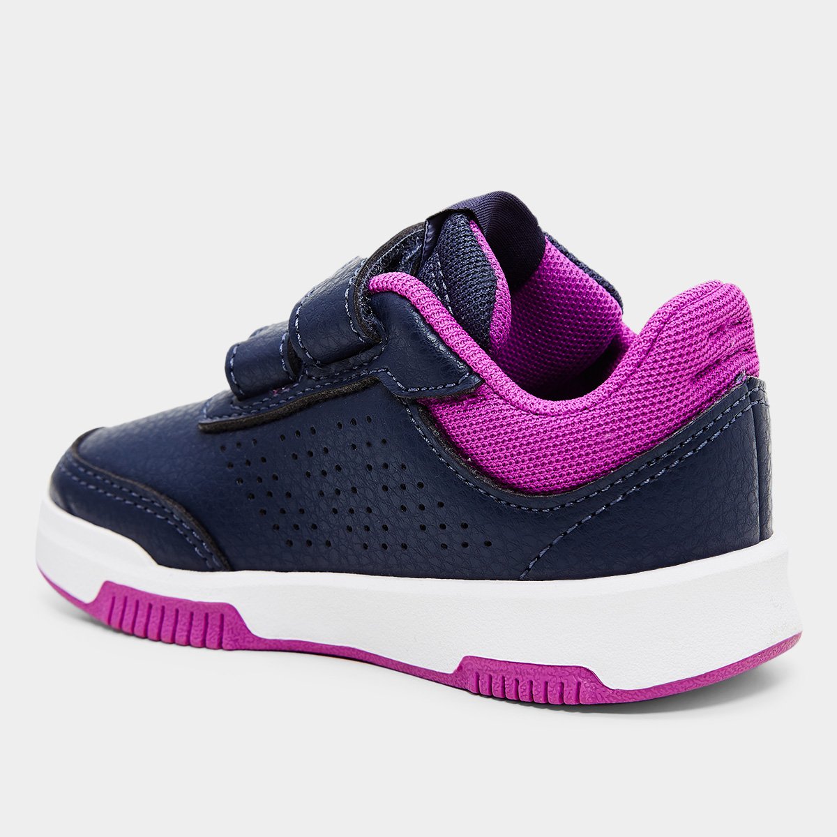Miniatura Tênis Infantil Adidas Tensaur Sport 2.0 Preto+Lilás - 18