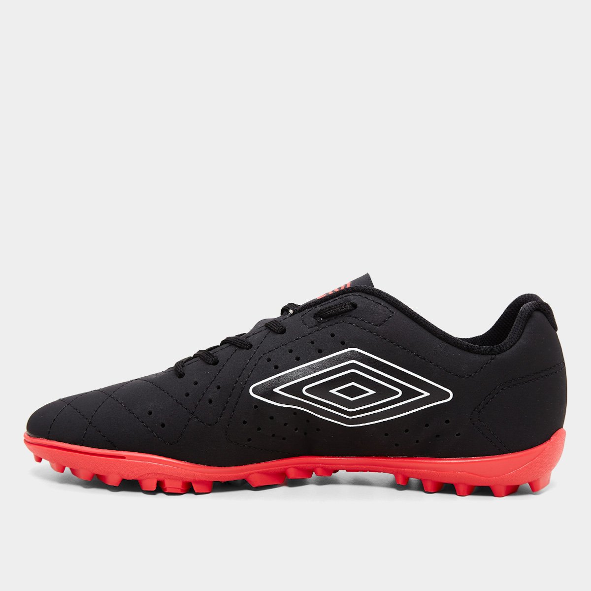 Chuteira Society Umbro Neo Striker Unissex Preto+Vinho - 37