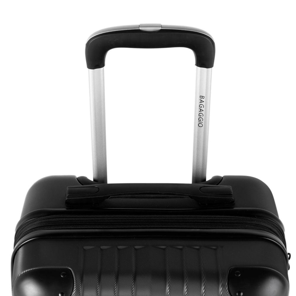 Mala de Bordo 10 Kg ABS 4 Rodas Turquia II Preta Preto - PP