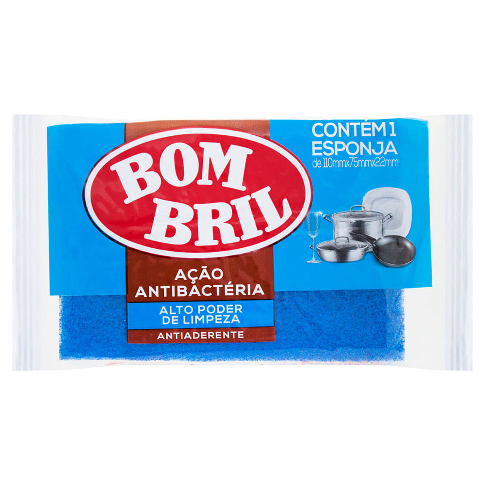 Miniatura Esponja de Limpeza Bombril Antiaderente com 1 unidade